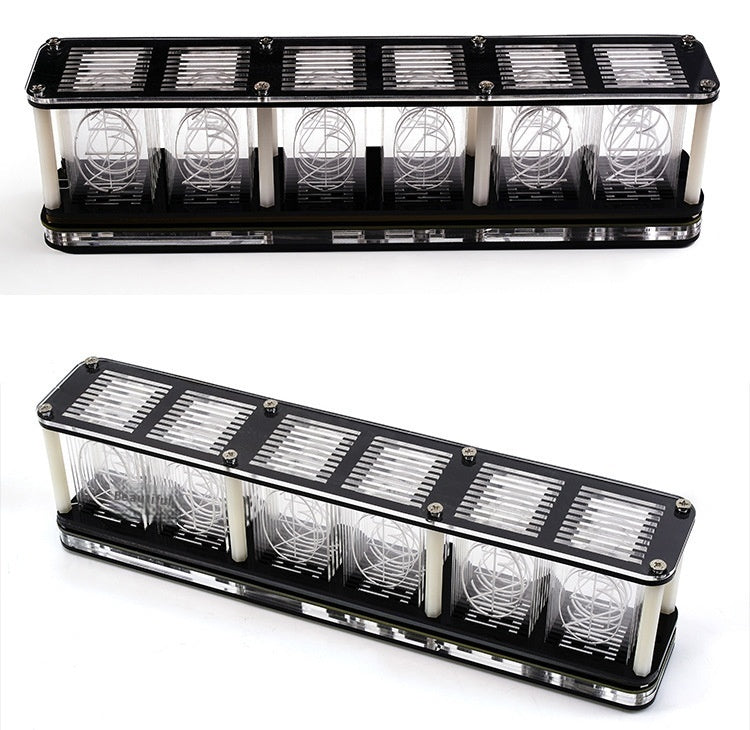 Proposed Nixie Tube Clock RGB Lamp Music Spectrum  Creative Decoration Digital Clock Electronic DIY Kit